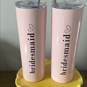 Set of 2 Bridesmaid Tumblers